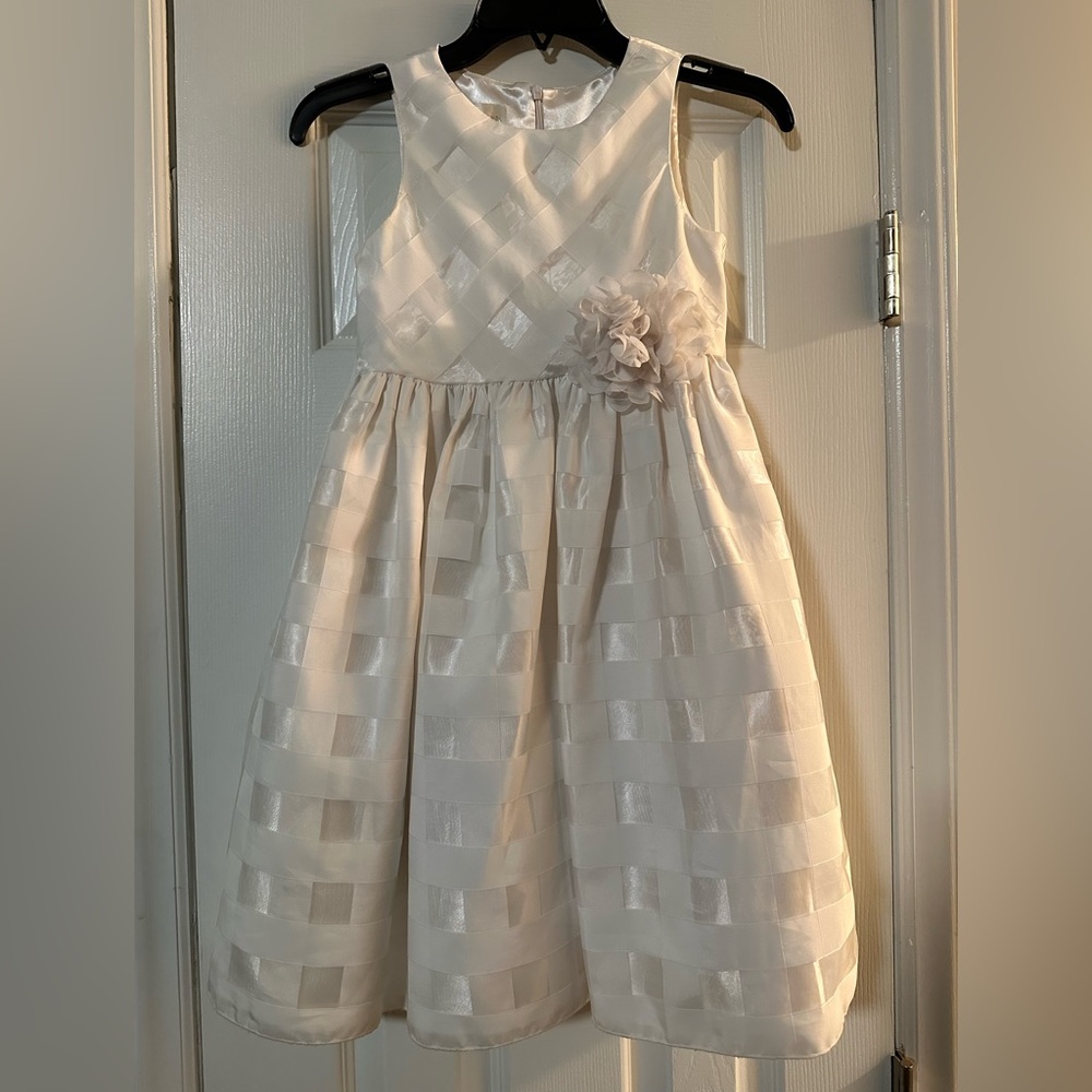 American Princess White Formal Dress Size 8